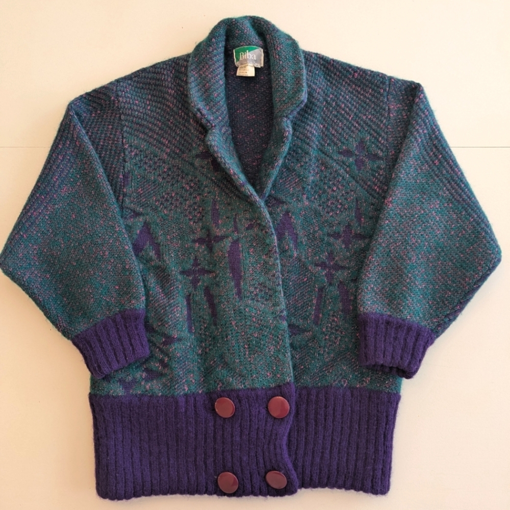 BIBA Vintage Mohair Blend Cardigan